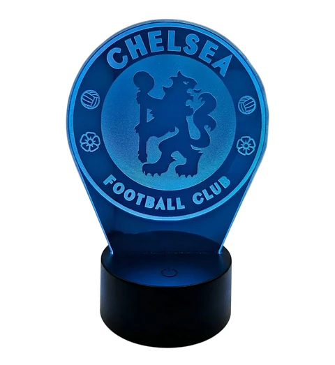 Lampara 3D Chelsea de 7 colores