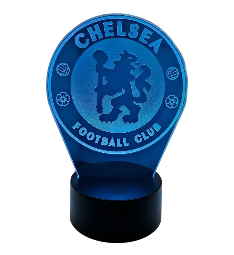 Lampara 3D Chelsea de 7 colores 1