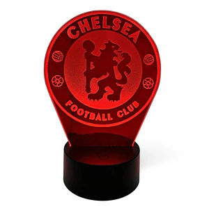 Lampara 3D Chelsea de 7 colores