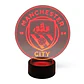 Lampara 3D Manchester City de 7 colores - Miniatura 3
