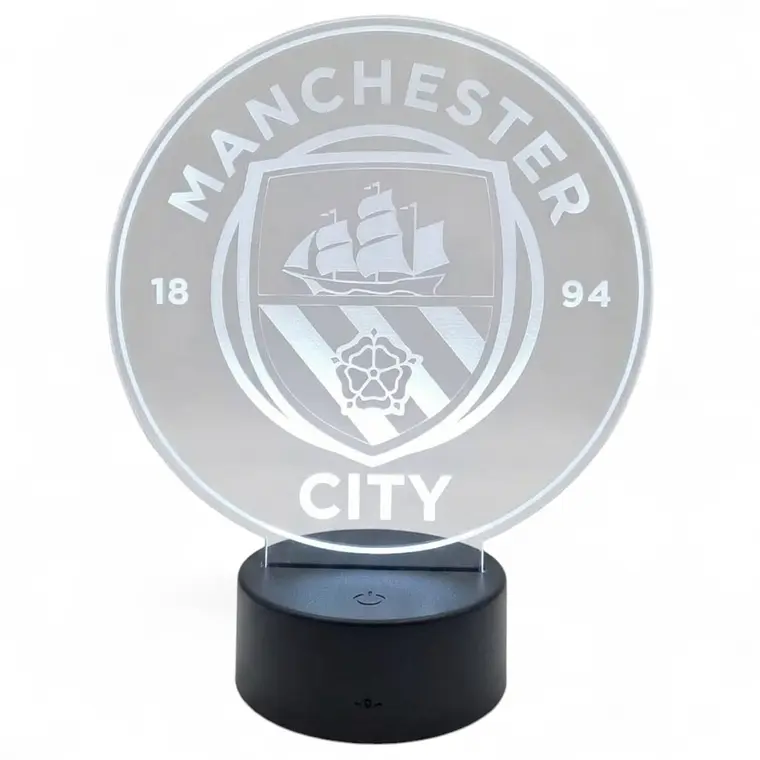 Lampara 3D Manchester City de 7 colores 2