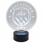Lampara 3D Manchester City de 7 colores - Miniatura 2