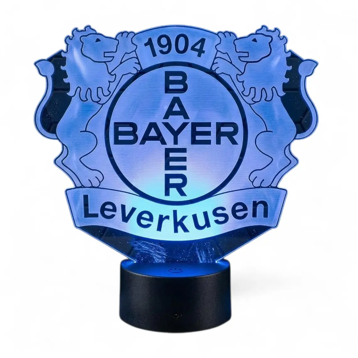 Lampara 3D Bayer Leverkusen de 7 colores 2