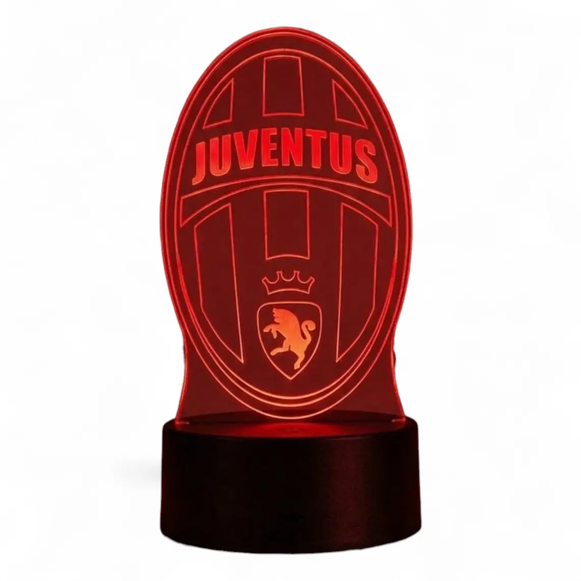 Lampara 3D Juventus de 7 colores 3