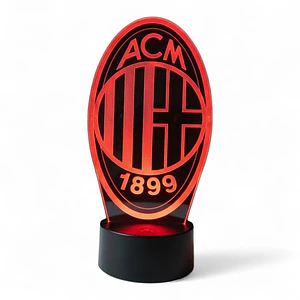 Lampara 3D Milán de 7 colores