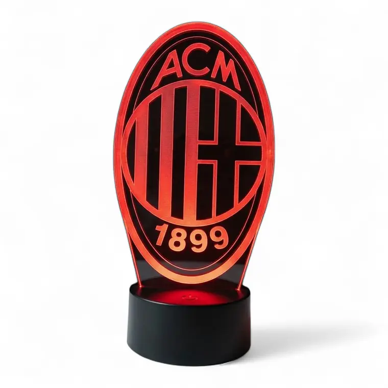 Lampara 3D Milán de 7 colores 1