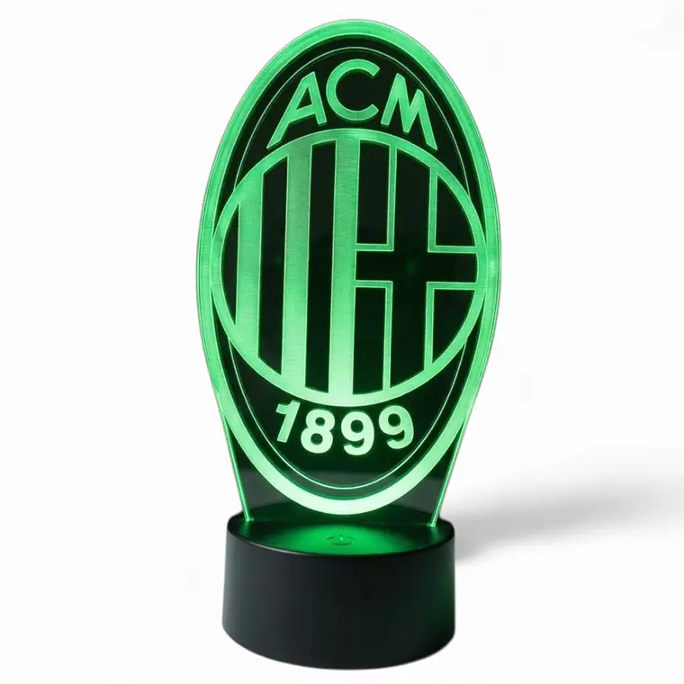 Lampara 3D Milán de 7 colores 2