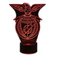 Lampara 3D Benfica - Portugal de 7 colores - Miniatura 1