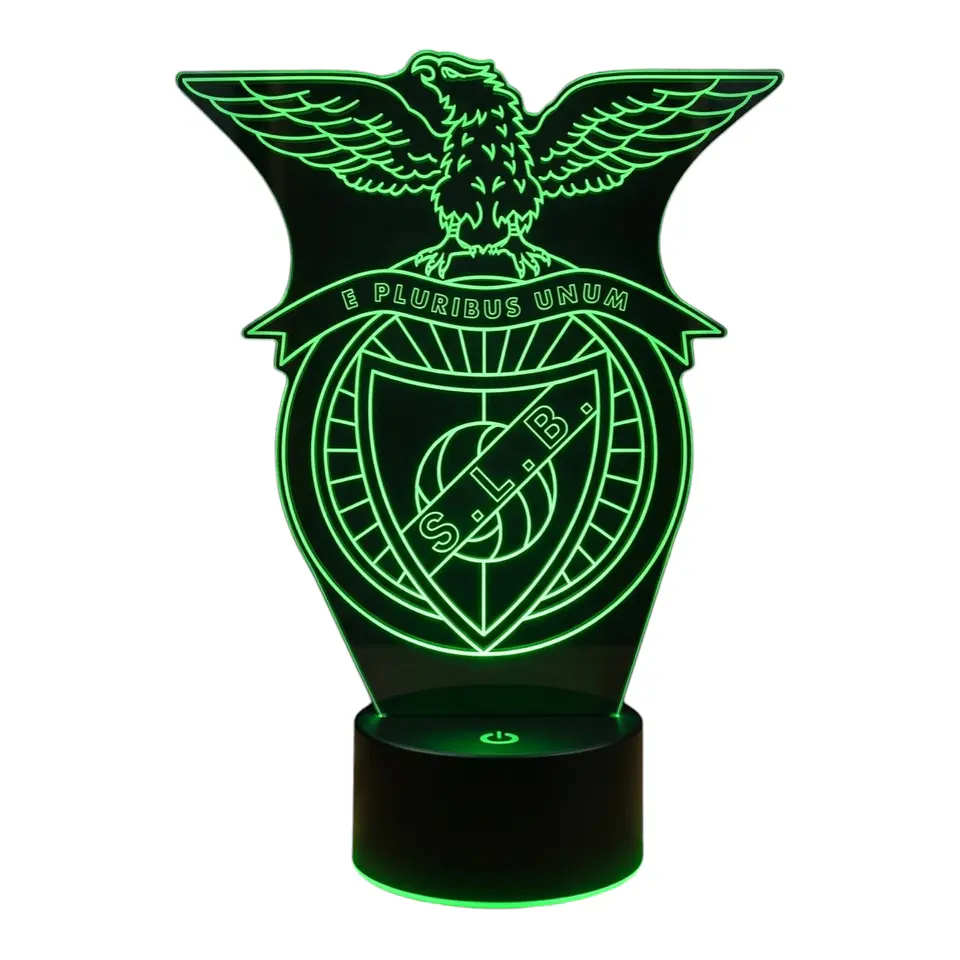 Lampara 3D Benfica - Portugal de 7 colores 2
