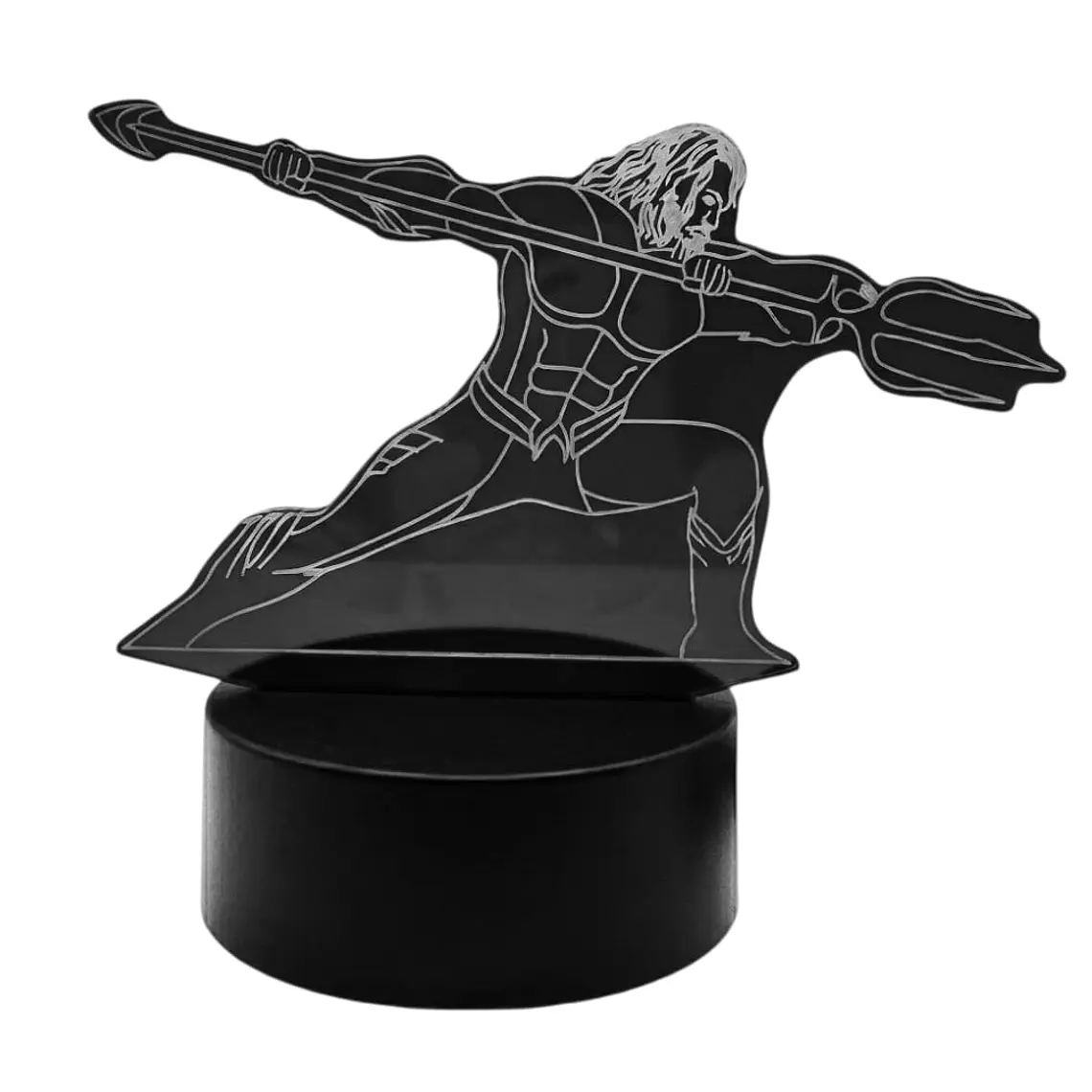 Lampara 3D Aquaman 7 colores 4