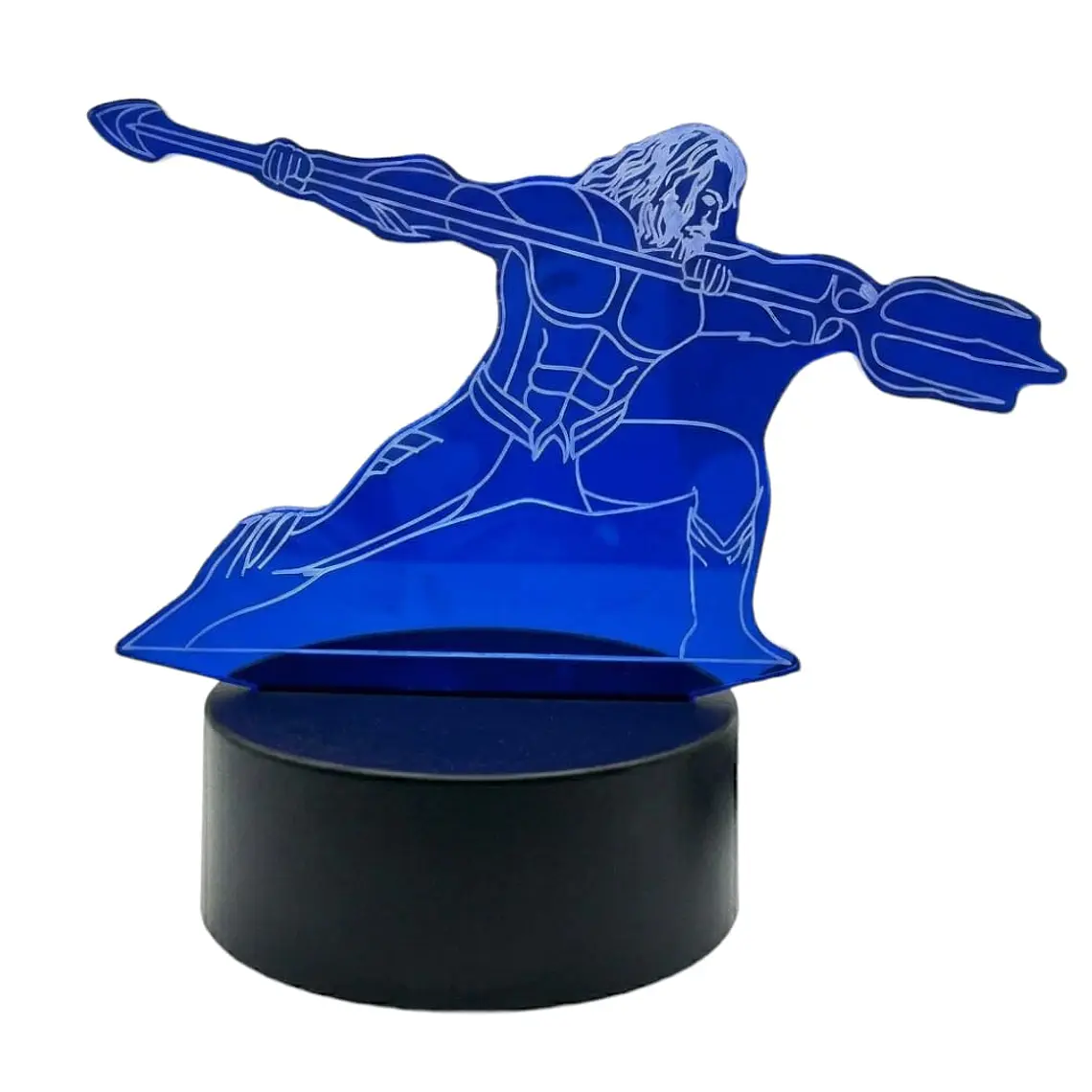 Lampara 3D Aquaman 7 colores 3