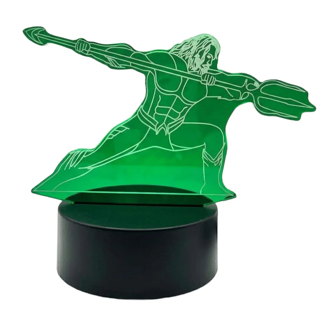 Lampara 3D Aquaman 7 colores 2