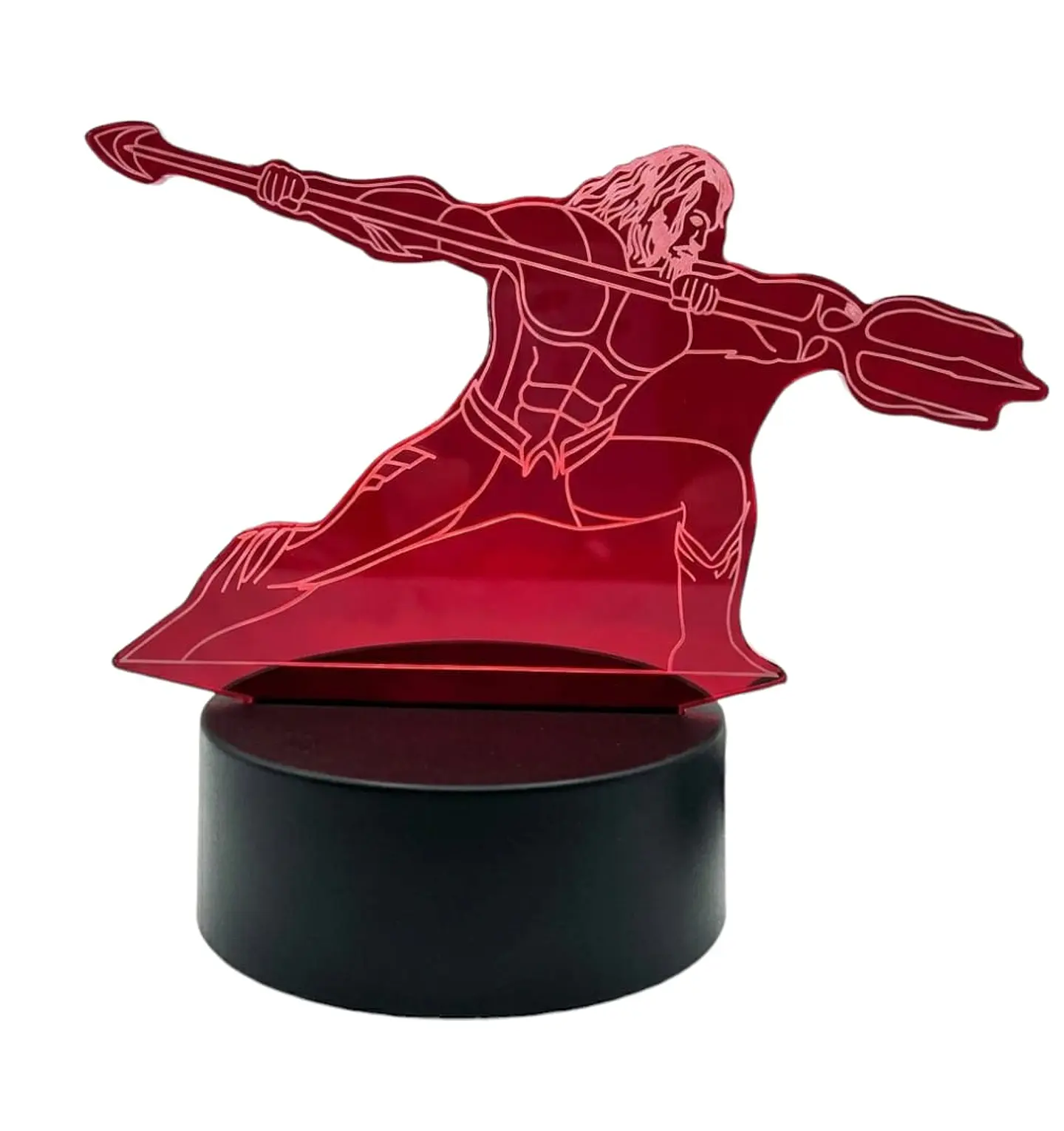 Lampara 3D Aquaman 7 colores 1