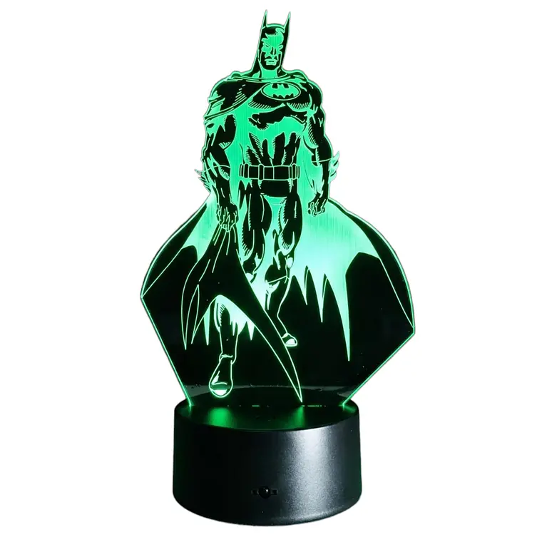 Lampara 3D Batman 7 colores 3