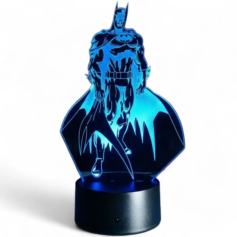 Lampara 3D Batman 7 colores 1