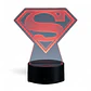 Lampara 3D Superman logo 7 colores - Miniatura 1