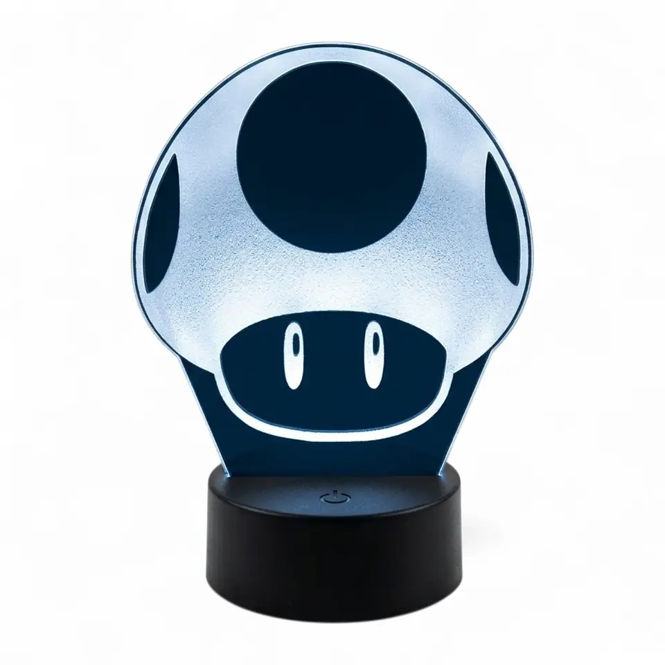 Lampara 3D Toad 7 colores 1