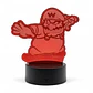 Lampara 3D Wario de 7 colores - Miniatura 1