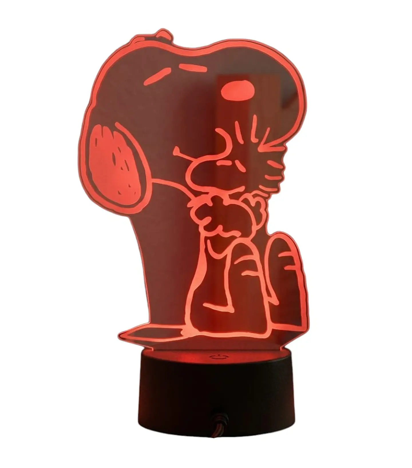 Lampara 3D Snoopy II de 7 colores 2
