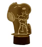 Lampara 3D Snoopy II de 7 colores - Miniatura 1