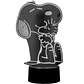 Lampara 3D Snoopy de 7 colores - Miniatura 1