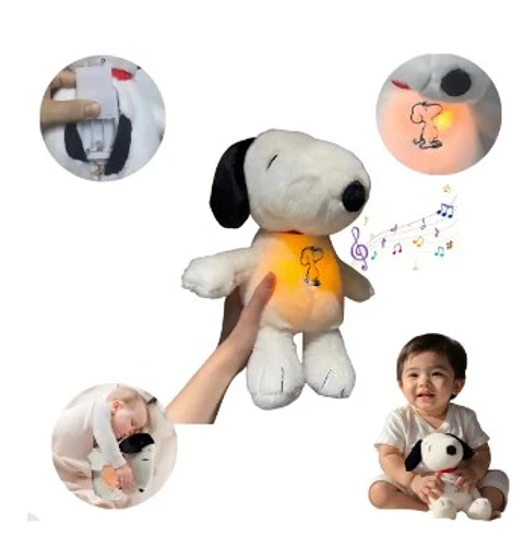Peluche Snoopy Para Dormir Que Respira Con Música