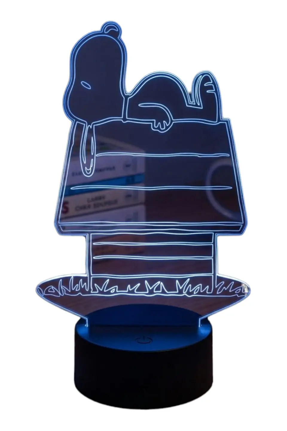 Lampara 3D Snoopy de 7 colores 1
