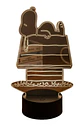 Lampara 3D Snoopy de 7 colores - Miniatura 2