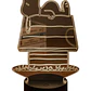 Lampara 3D Snoopy de 7 colores - Miniatura 2