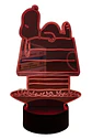 Lampara 3D Snoopy de 7 colores - Miniatura 3