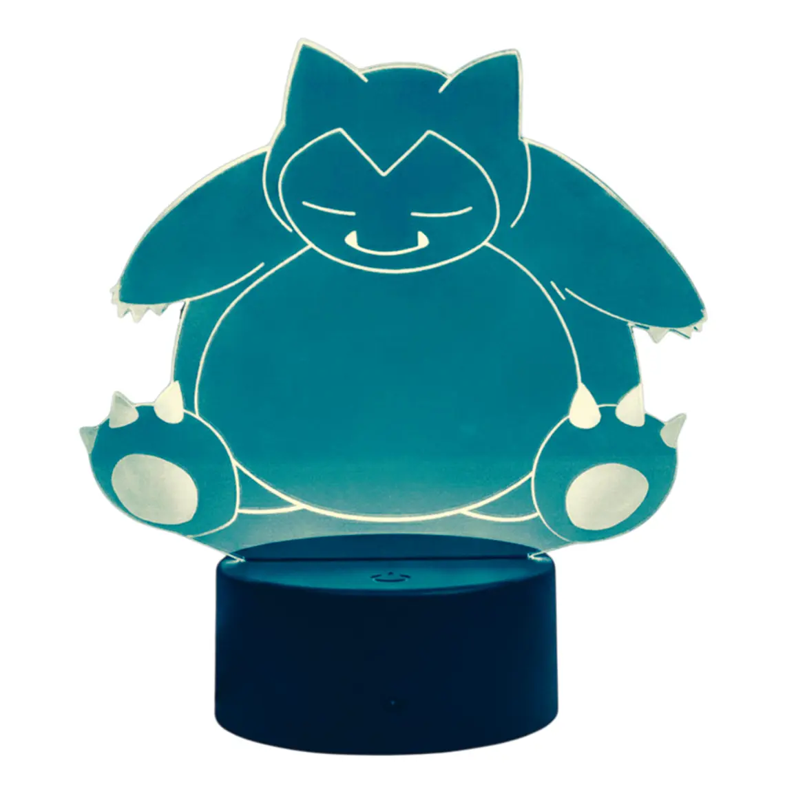 Lampara 3D Snorlax de 7 colores 1
