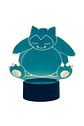 Lampara 3D Snorlax de 7 colores - Miniatura 1