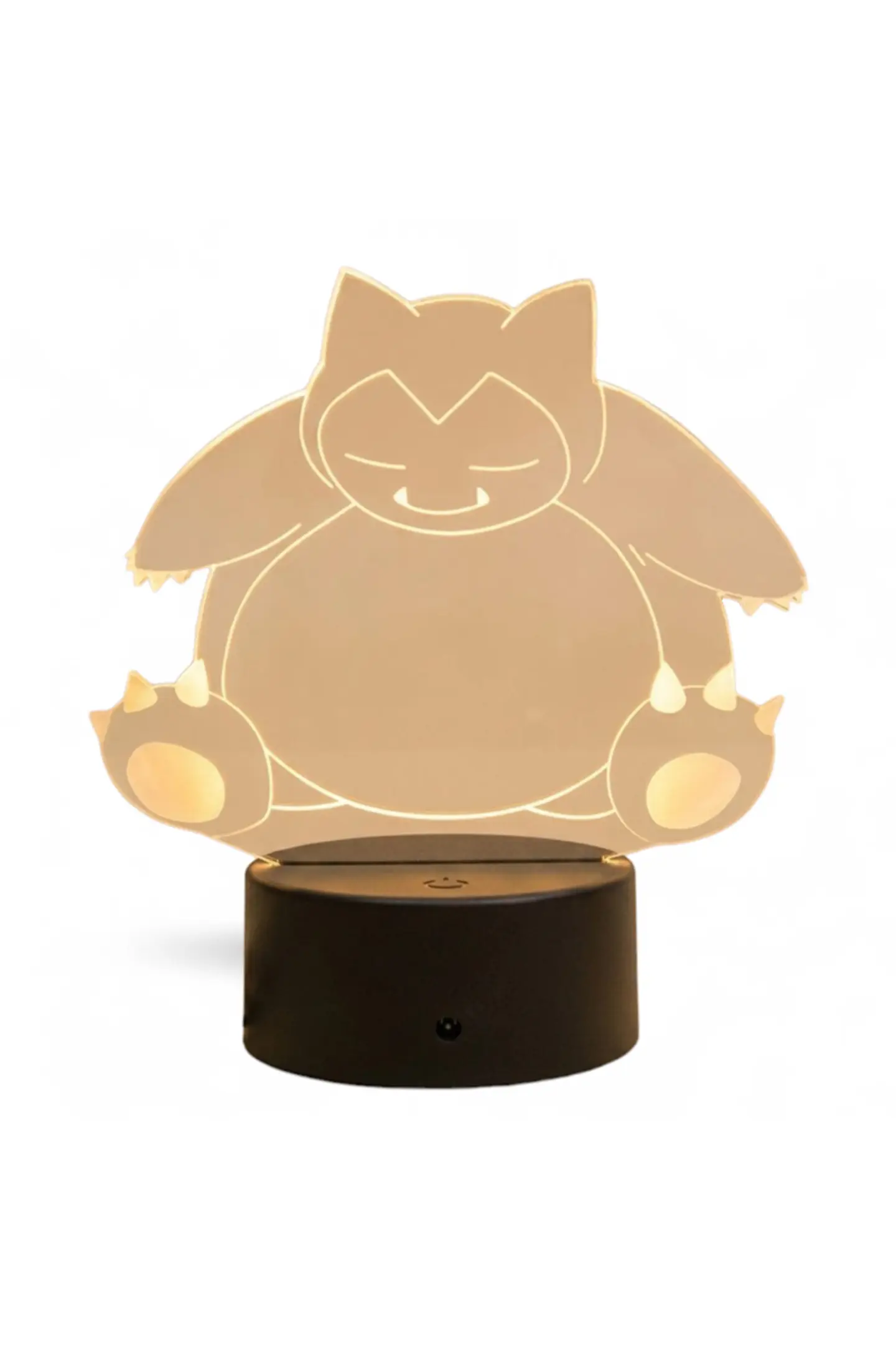 Lampara 3D Snorlax de 7 colores 2