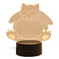 Lampara 3D Snorlax de 7 colores - Miniatura 2