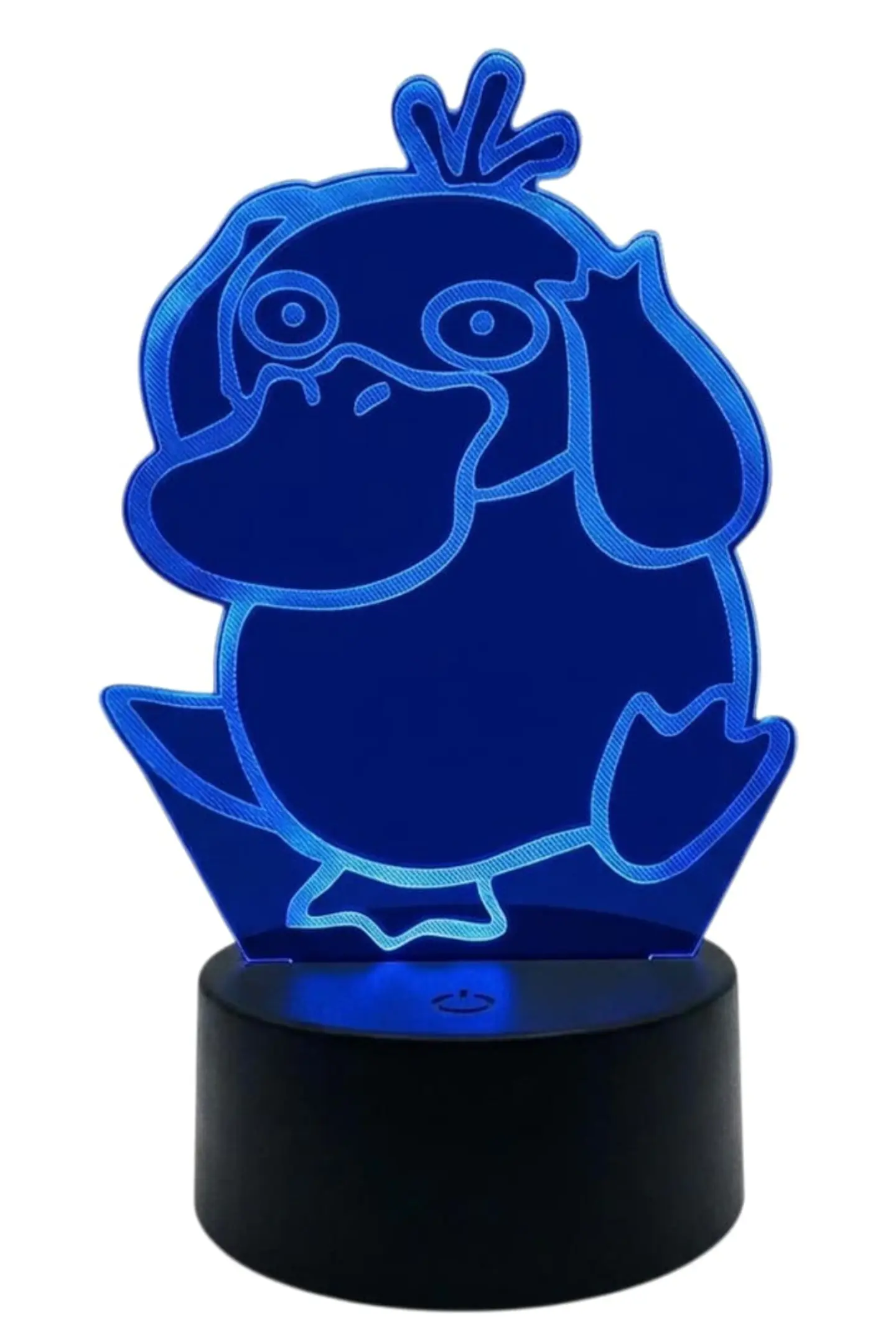 Lampara 3D Psyduck de 7 colores 2
