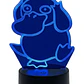Lampara 3D Psyduck de 7 colores - Miniatura 2