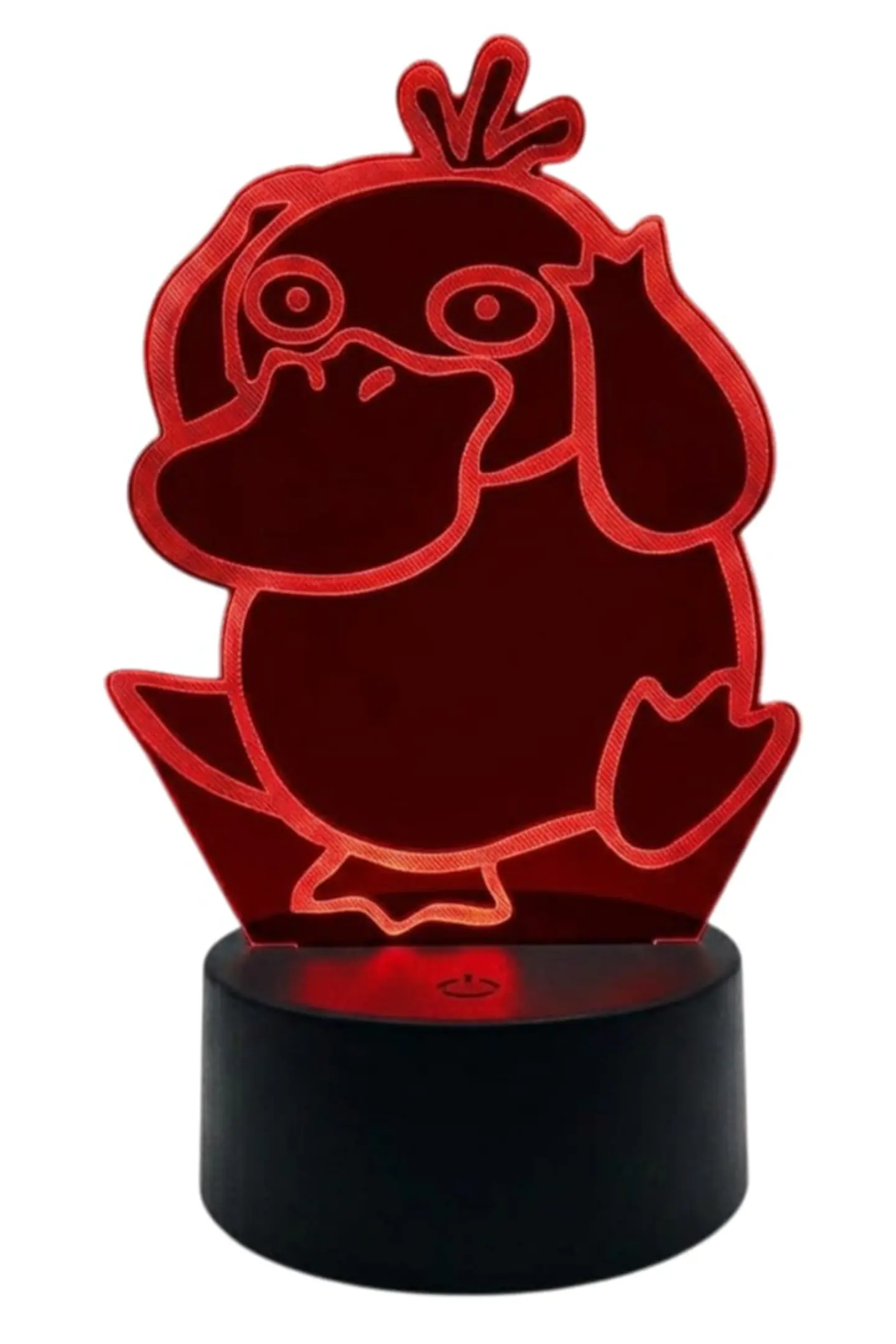 Lampara 3D Psyduck de 7 colores 3