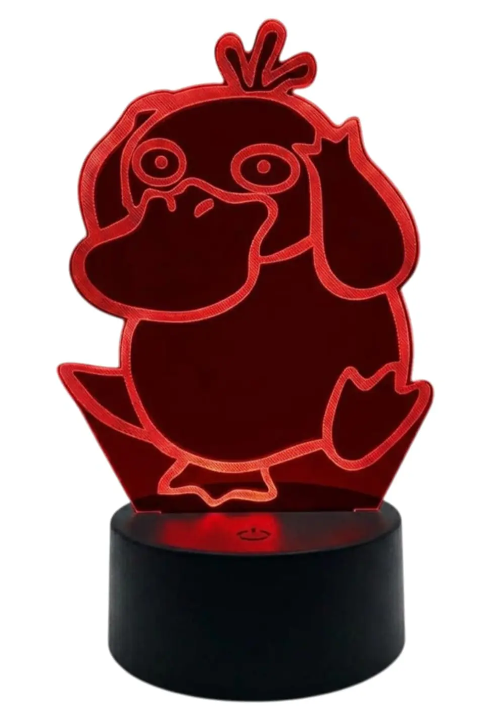 Lampara 3D Psyduck de 7 colores 3
