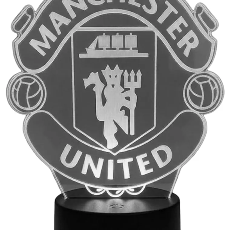 Lampara 3D Manchester United de 7 colores 3
