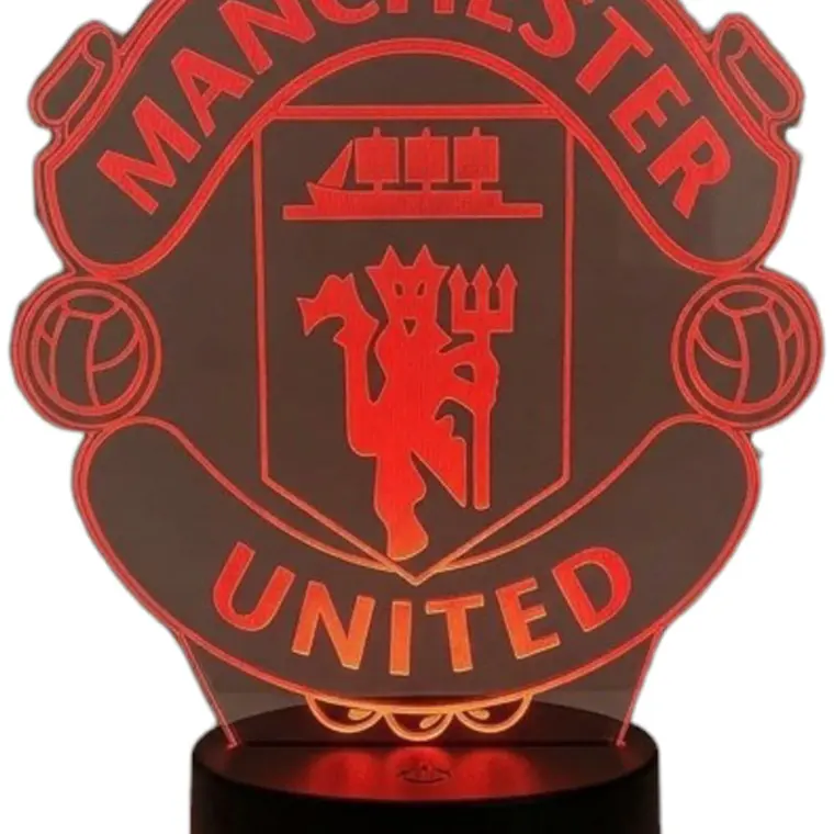 Lampara 3D Manchester United de 7 colores 1