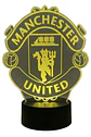Lampara 3D Manchester United de 7 colores - Miniatura 2