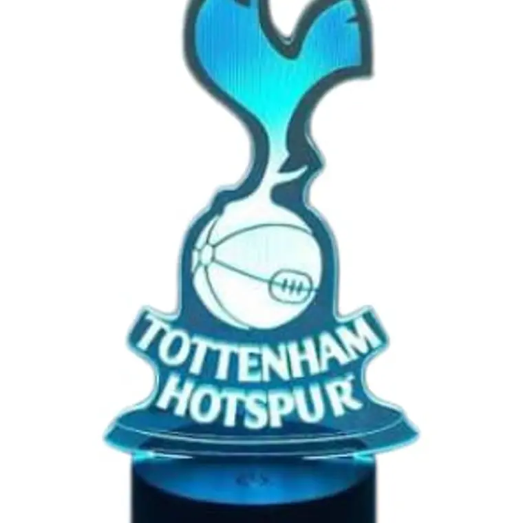 Lampara 3D Tottemham Hotspur de 7 colores 3