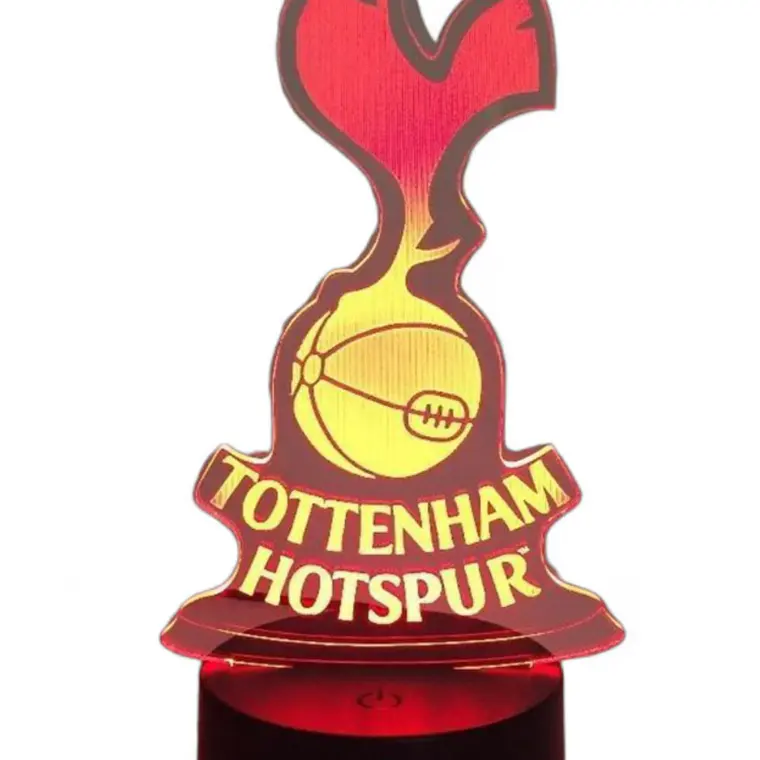 Lampara 3D Tottemham Hotspur de 7 colores 2