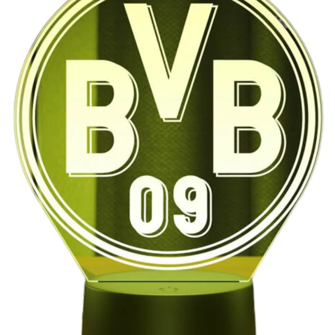 Lampara 3D Borussia Dortmund de 7 colores 1