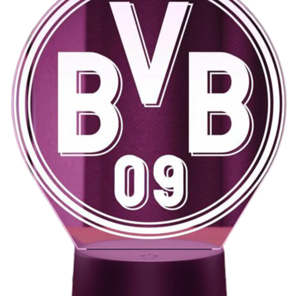 Lampara 3D Borussia Dortmund de 7 colores 2