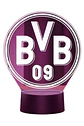 Lampara 3D Borussia Dortmund de 7 colores - Miniatura 2