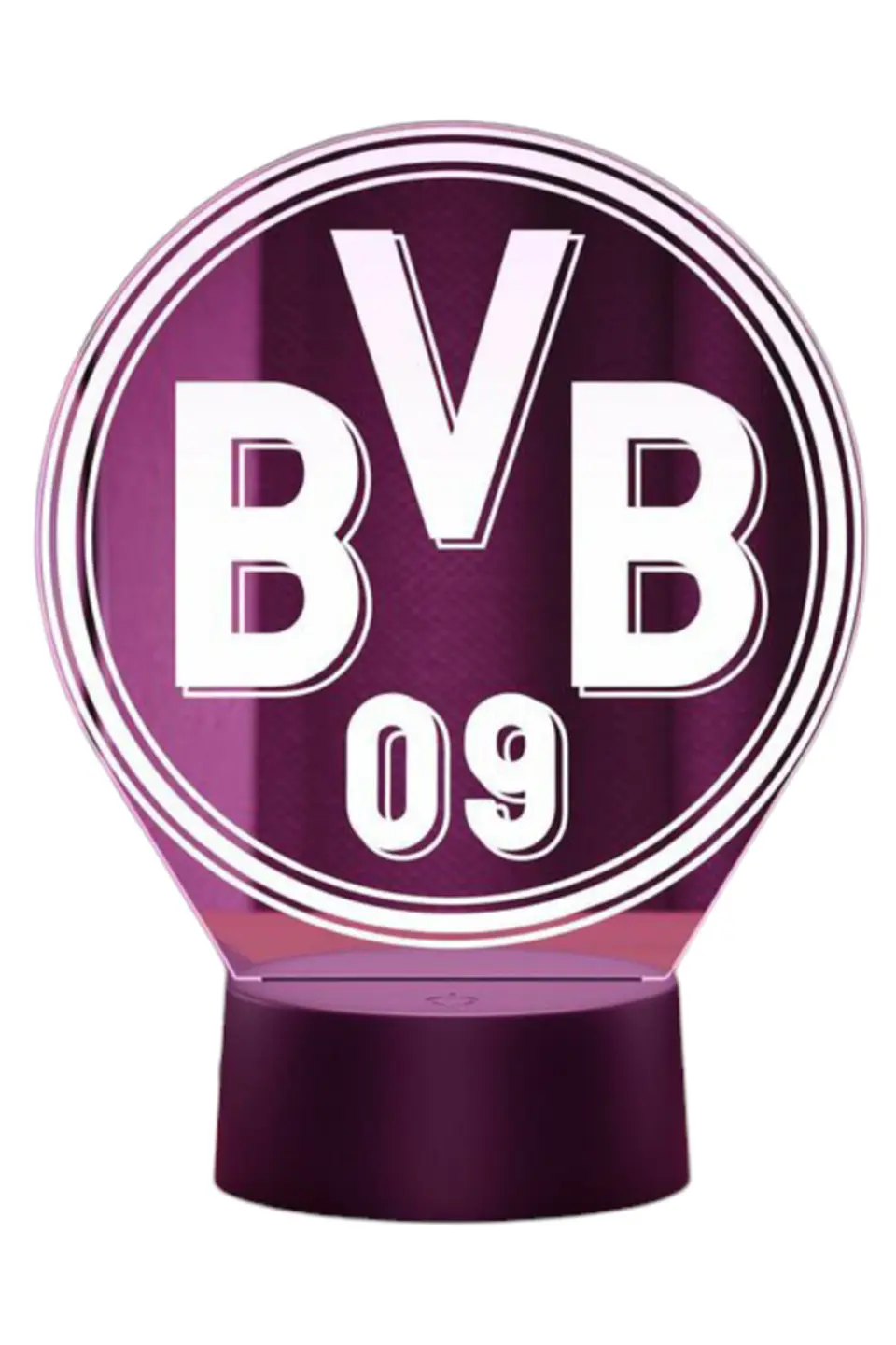 Lampara 3D Borussia Dortmund de 7 colores 2