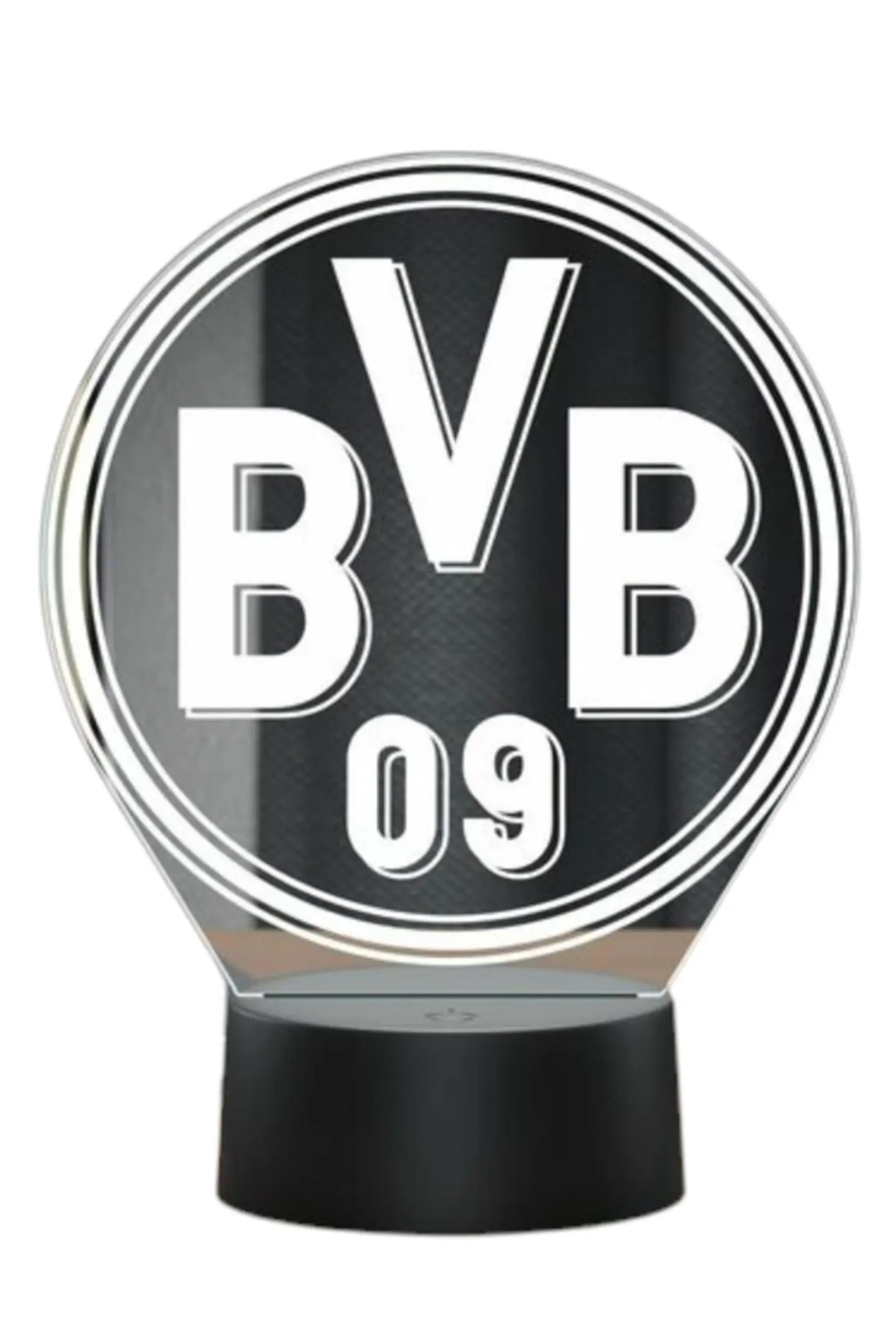 Lampara 3D Borussia Dortmund de 7 colores 3