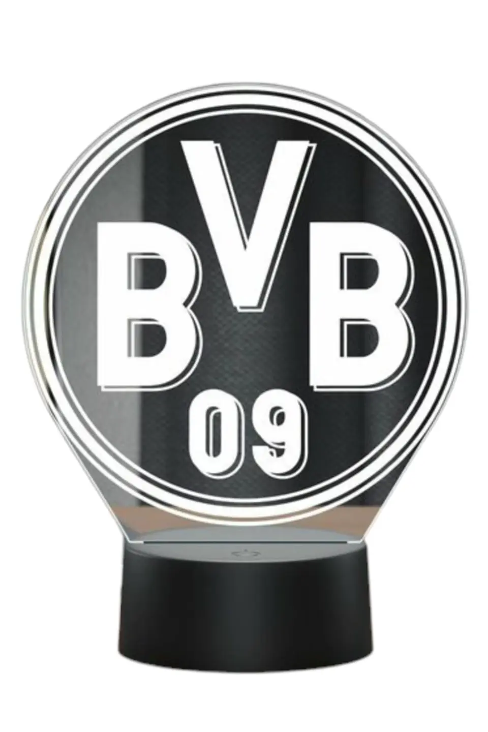 Lampara 3D Borussia Dortmund de 7 colores 3