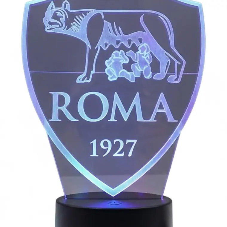Lampara 3D AS Roma de 7 colores 3